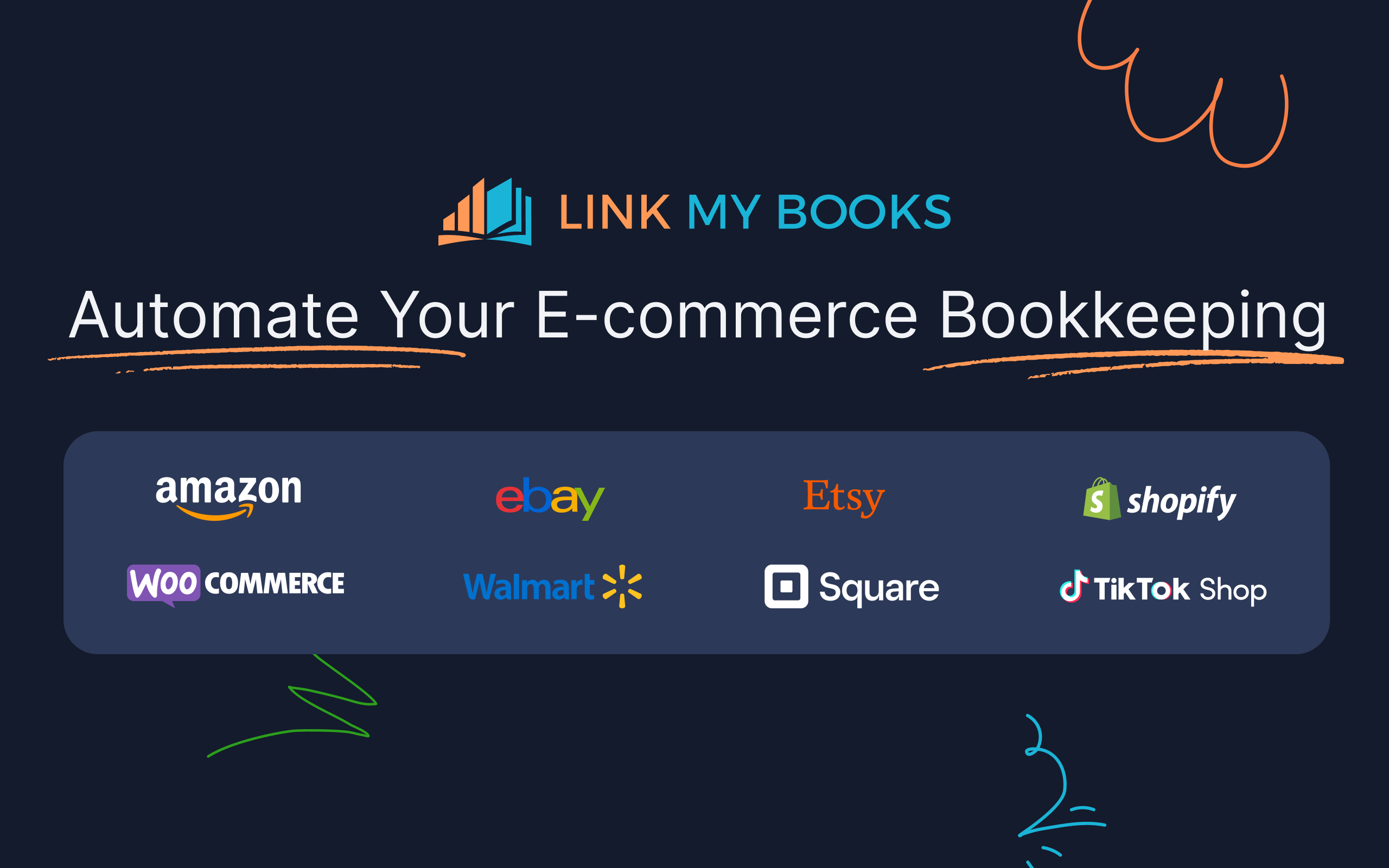 screenshot of Link My Books